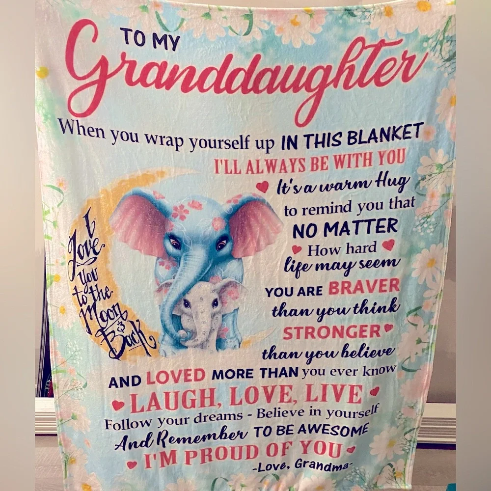 Blanket From Grandma to Granddaughter